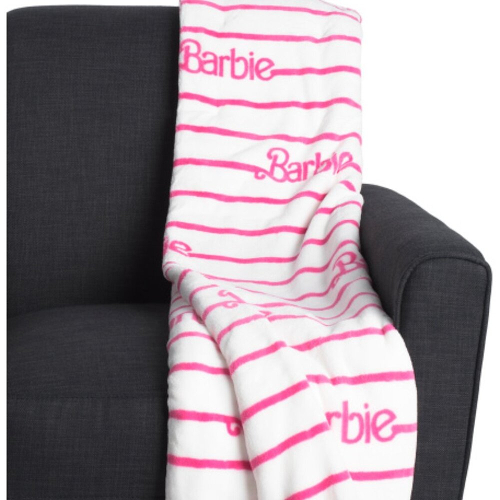 NEW Barbie Throw Blanket